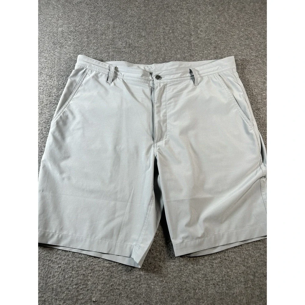 FootJoy Shorts Mens 36 Gray Golf Performance Lightweight Stretch Casual Flat Fro